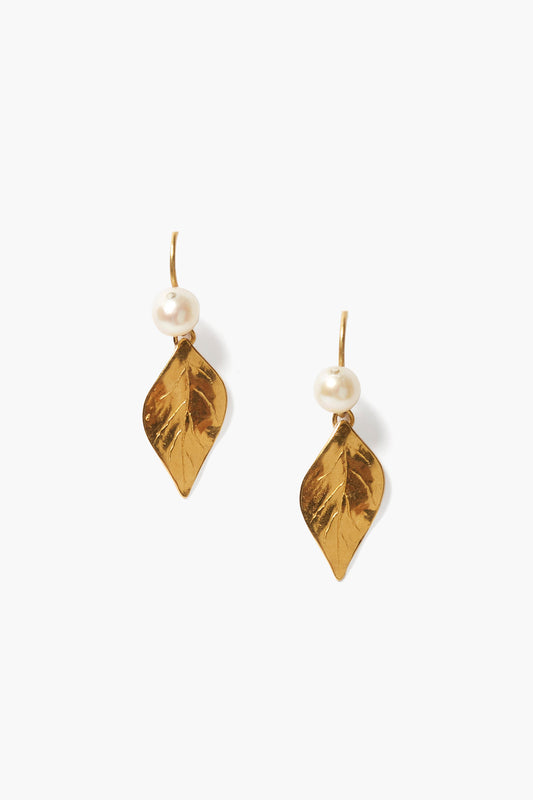 Gold Leaf Earrings