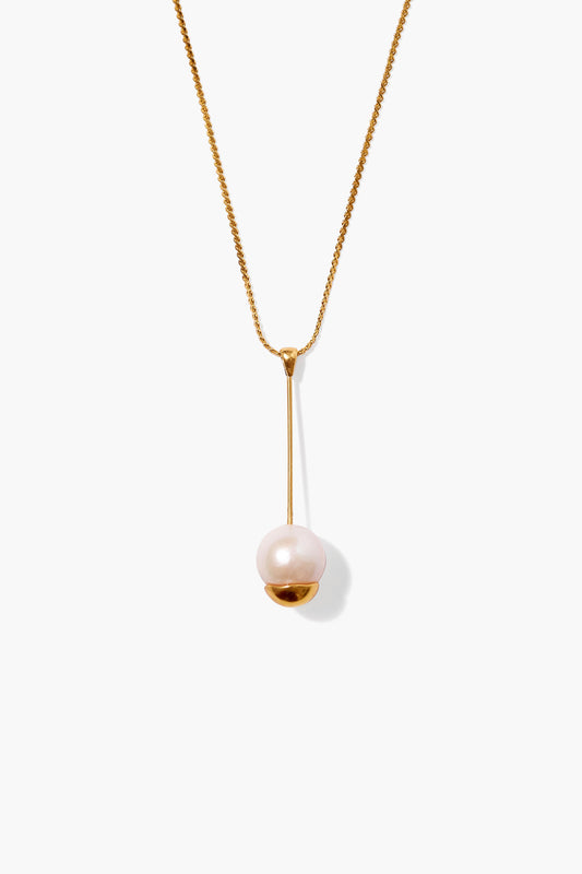 Chloe Pearl Drop Necklace
