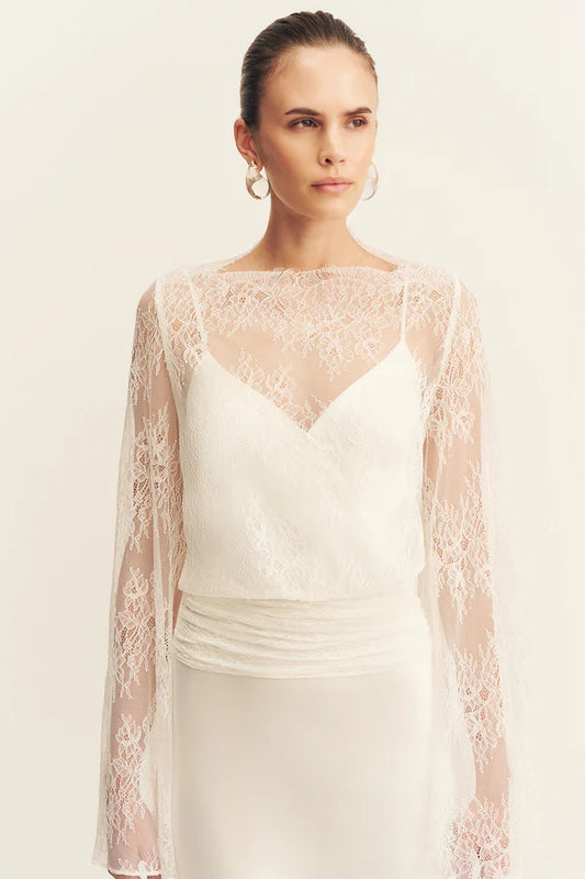 Lambent Lace Long Sleeve Top