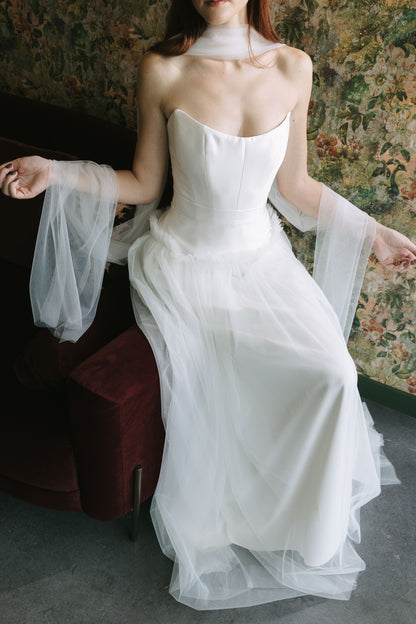 Lucia Soft Tulle Scarf