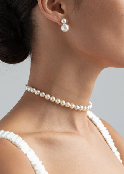Pearl Ribbon Tie